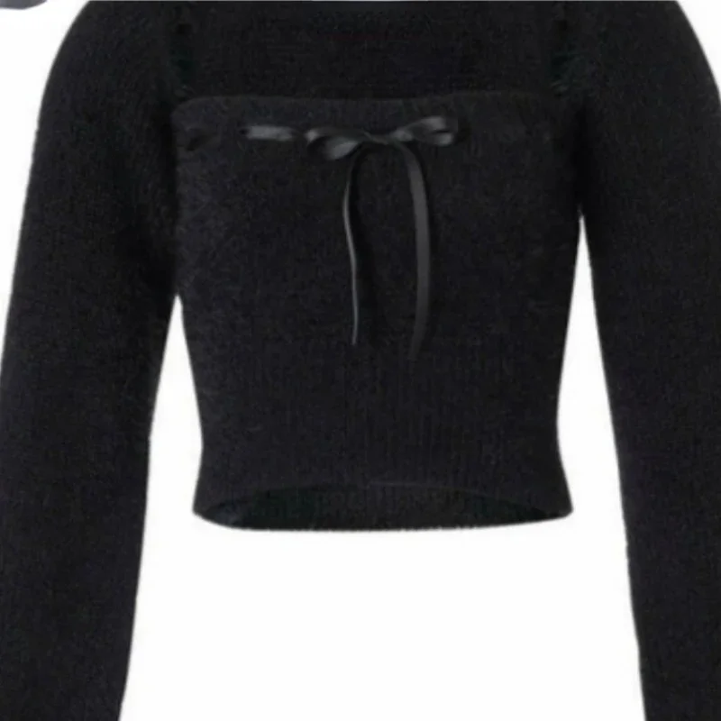 Женский укороченный кардиган Y2K