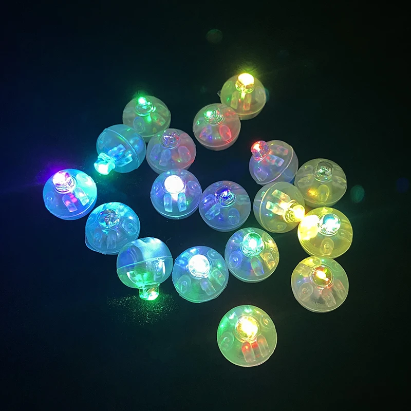 

10pcs Round Led Flash Ball Light Tumbler Balloon Lamp Outdoor Garden Lantern Wedding Birthday Party Decoration Luminous Lights