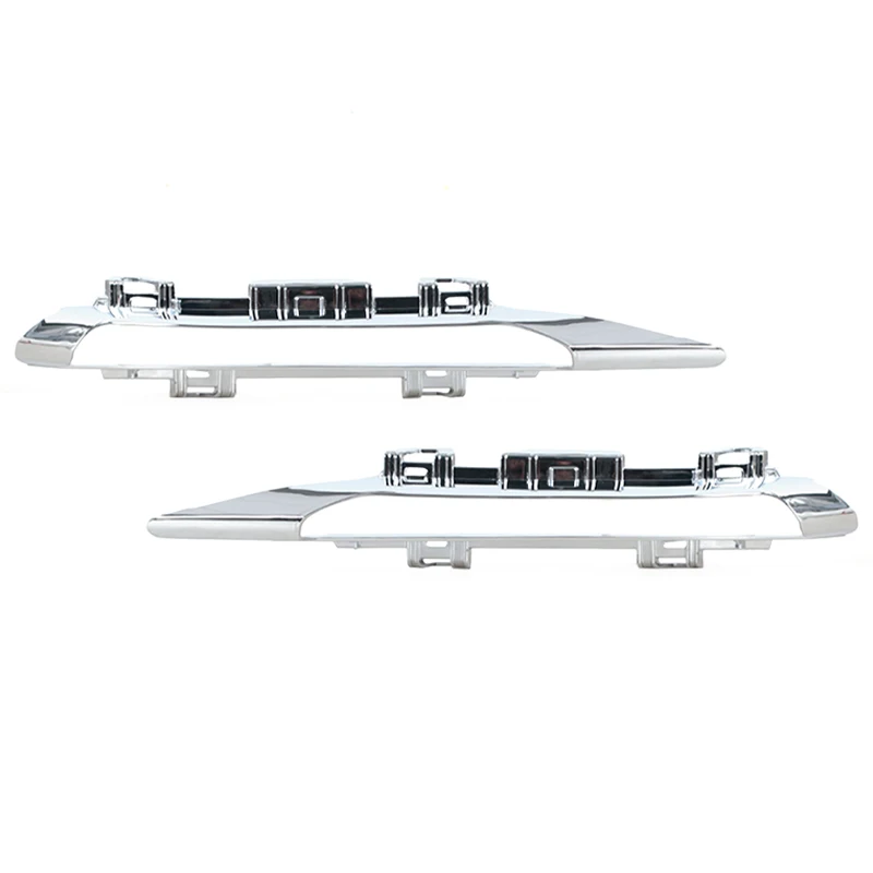 

Автомобильный передний бампер, хромированная отделка для Mercedes-Benz W221 S350 S400 S450 S550 S600 2005-2013, дневные ходовые огни, противотуманные фары