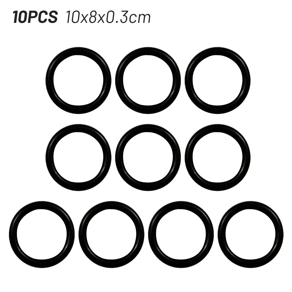 

O-Ring 10x 8x 0.3cm For Karcher Lance Hose Nozzle Spare O-Ring Seal 28809900 Rubber O-Ring Pressure Washers FOR K2 K3 K4 K5 K6