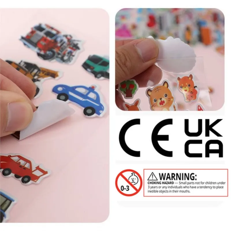 12 шт. Мультяшные наклейки с пузырьками Дора-эмон без повторов милые аниме