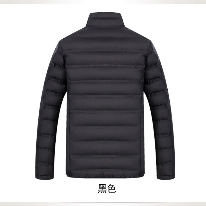 The New Thin and Thick Men's Stand-up Collar Windproof, Warm, Breathable Casual Clothing Winter Coat Warm Jacket