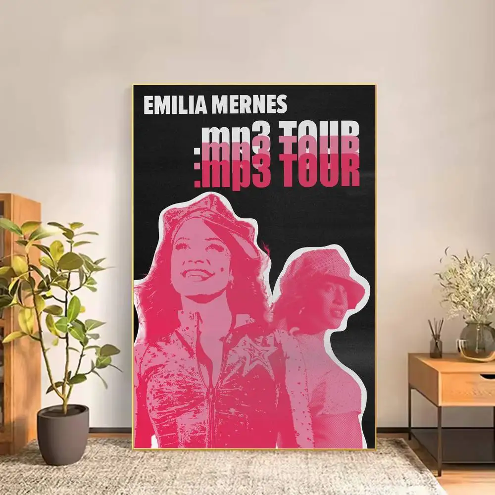 Фото Постер Latin Pop E-Emilia Mernes, универсальный водонепроницаемый настенный декор высокого разрешения, самоклеящийся декор для любого помещения, идеальный подарок №4
