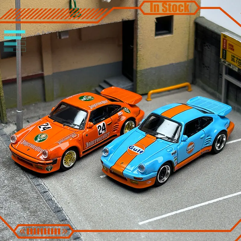 1:64 Porsche 930 Blackbird 911 Turbo Bayshore модель автомобиля из сплава гольф гоночная серия