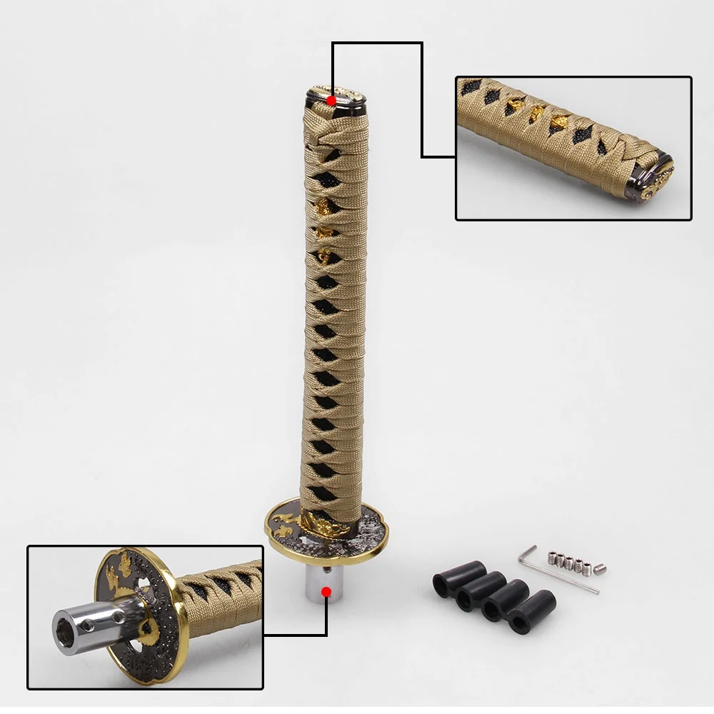 Классическая головка для рукоятки переключения передач в виде самурайского меча