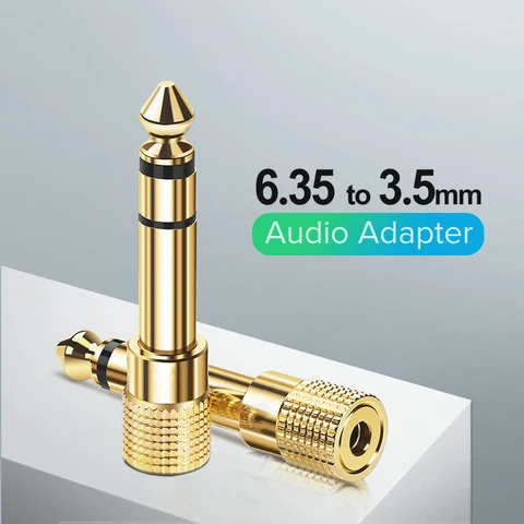 Аудиокабель Jack 6,35 мм - 3,5 мм