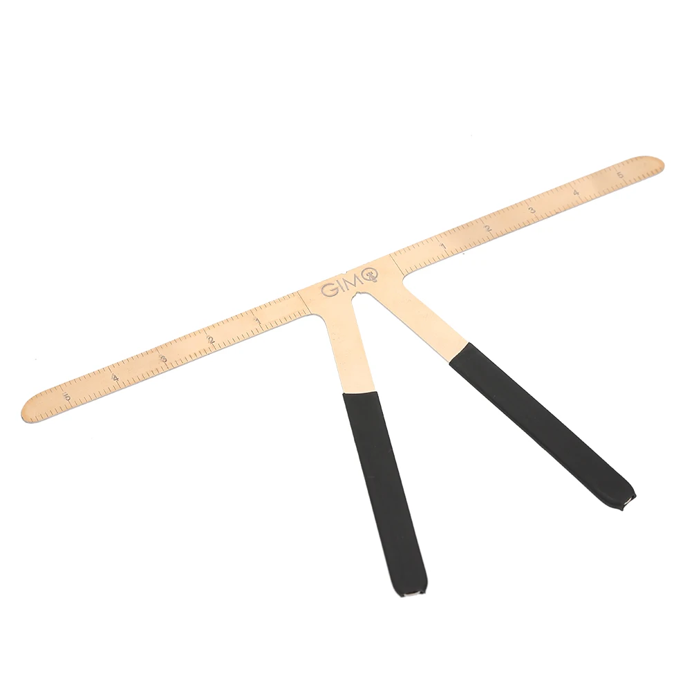 

Permanent Eyebrow Makeup Ruler Reusable Tattoo Shaping Measure Tool Gold
