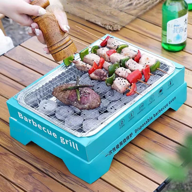 Портативная уличная плита Minitype для барбекю кебаб пикник домашний гридирон