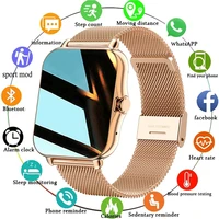women smart watch men 1 69 full touch screen heart rate fitness tracker ladies watch bluetooth call smart clock for android ios