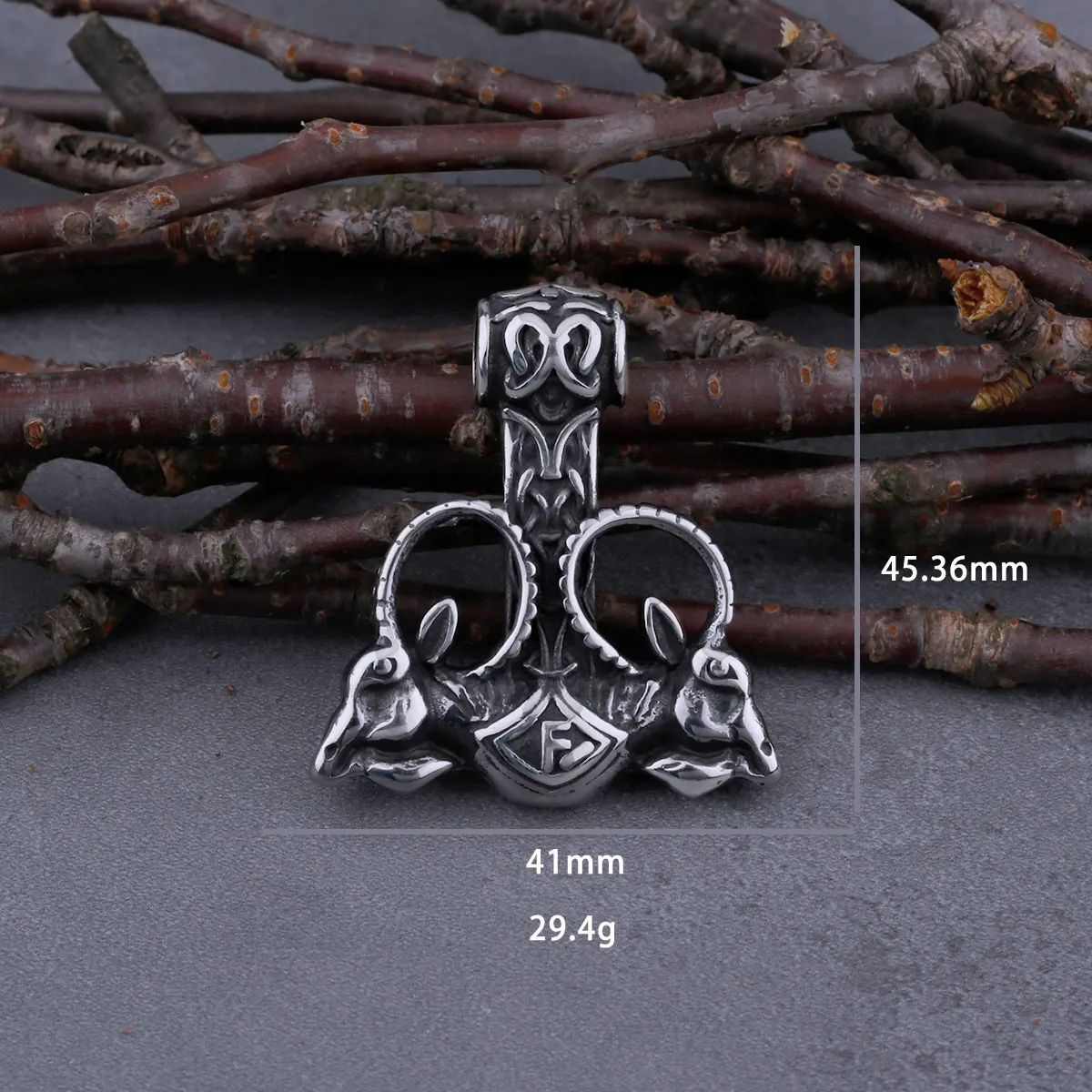 Женская подвеска из нержавеющей стали в виде животного |