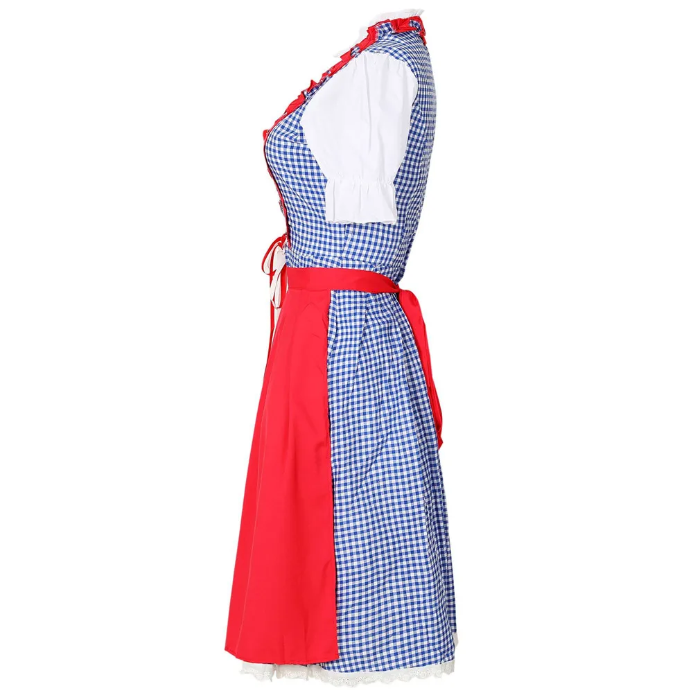 Женское традиционное немецкое платье дирндл на Октоберфест костюм для
