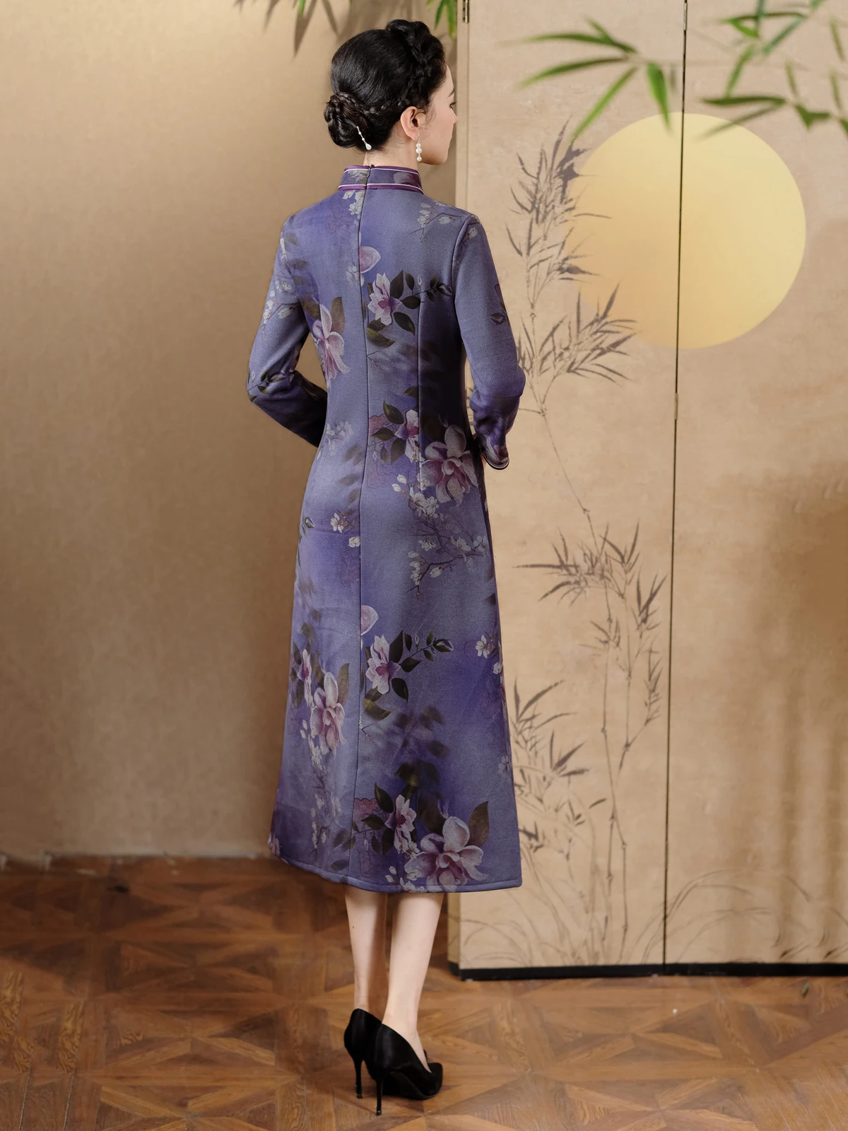 Высококачественная бархатная Женская одежда в стиле ретро из Шанхая