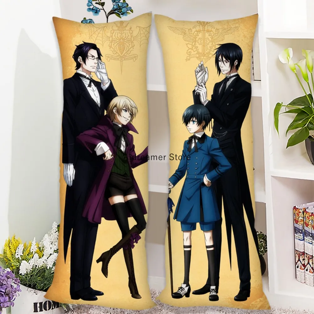 

Dakimakura Anime Black Butler Sebastian Michaelis Ciel Phantomhive Hugging Body Pillow Case Cushion Cover Gift