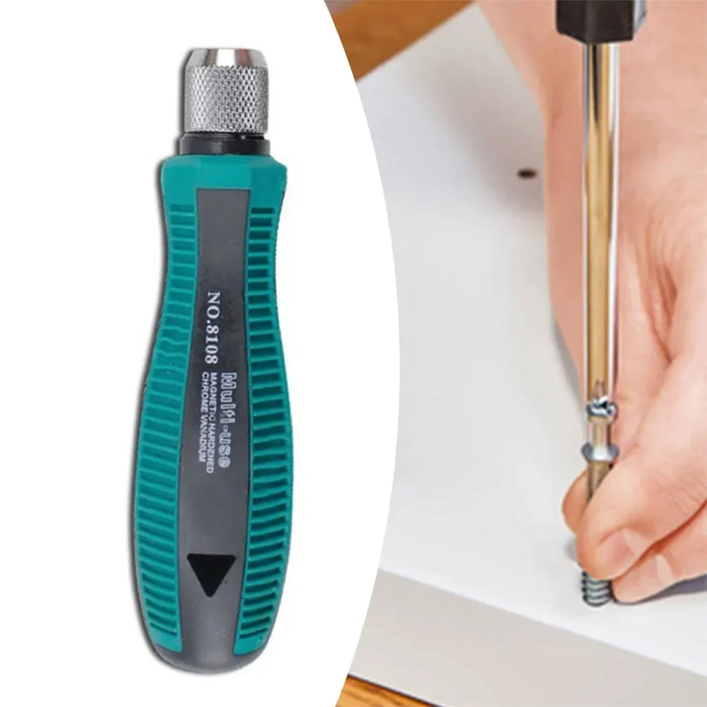 

6,35 мм шестигранный самоблокирующийся адаптер, ручка отвертки, держатель бит, 5-дюймовый торцевой ключ, ручные инструменты