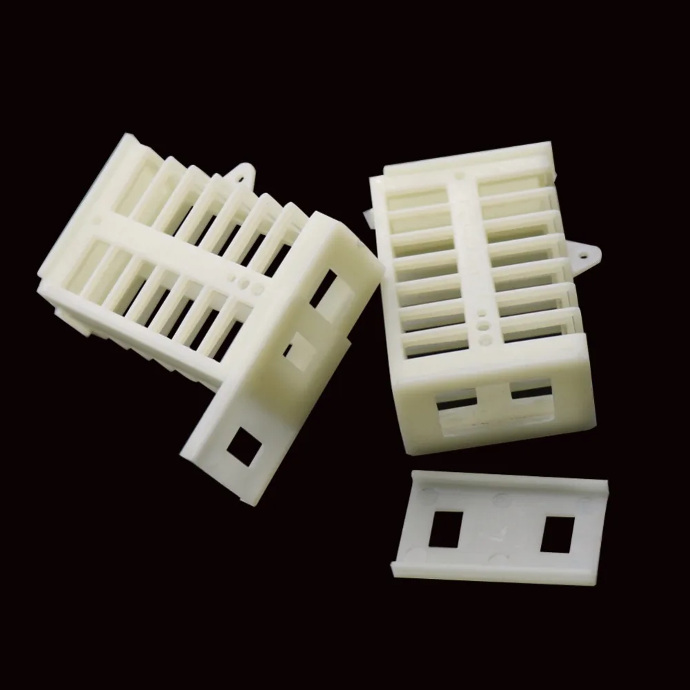 5/20/50 шт. клетка для пчелиной матки пластиковая белая безопасная