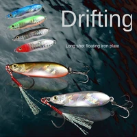 1pcs drifting metal jig sequins lure vib cast iron plate tackle hard fishing lures pesca sea bass pike carp mouth mandarin baits