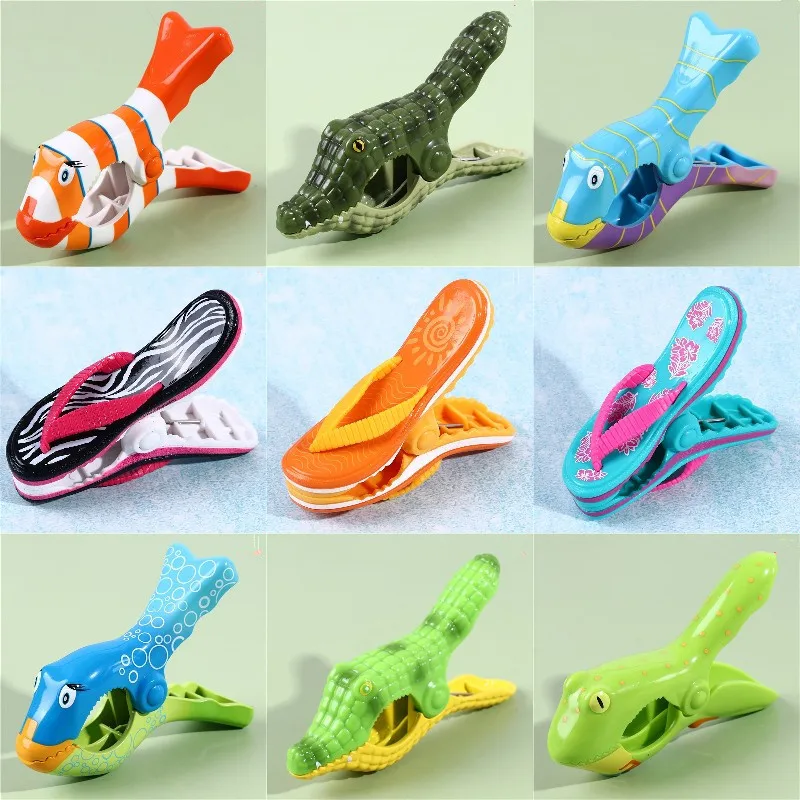 S Clips For Sunbeds Sun Lounger Clothes Pegs Pins Large Drying Racks Retaining Clip