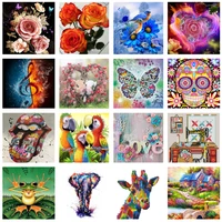 diy 14ct embroidery cross stitch kits needlework craft set unprinted canvas cotton thread home dropshipping roses new