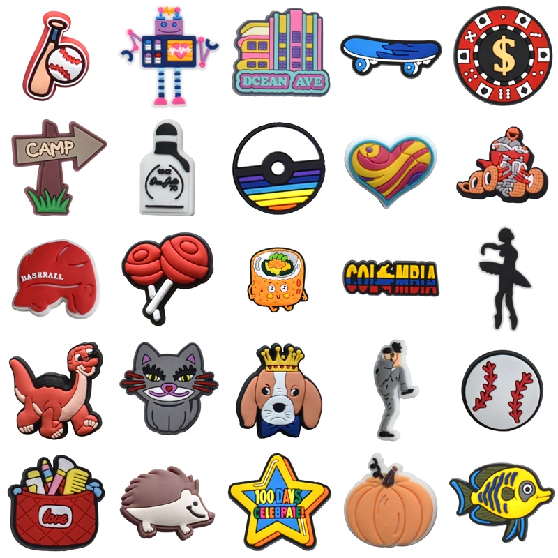 

Wholesale Bulk Para Pins Gifts Girl Decorations for Crocs Kids Set Jeans Packs Men Women Charm Shoes Accessories Boy Shoe Charms
