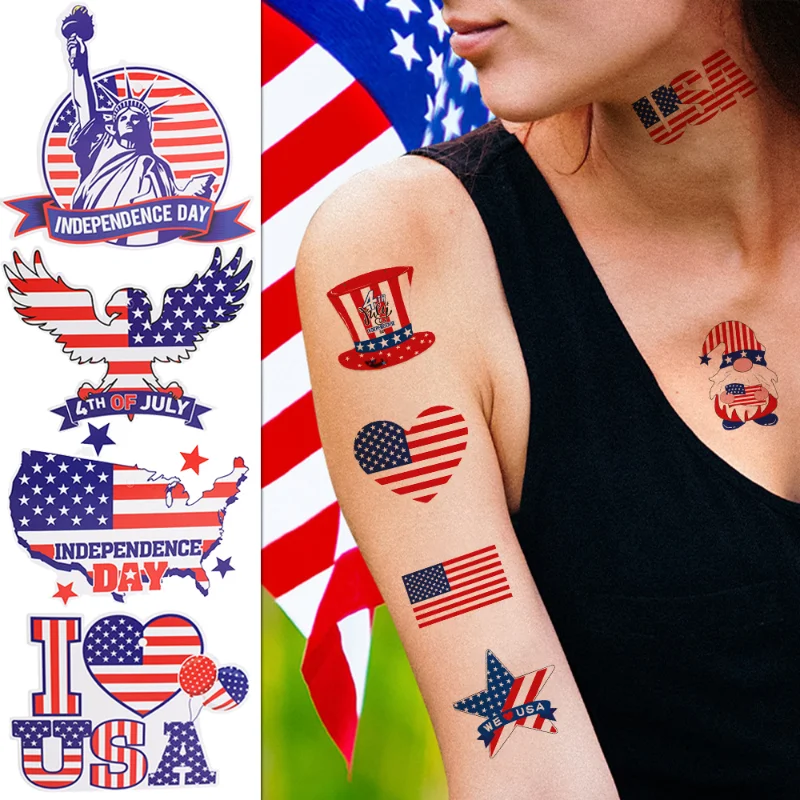 

Independence Day Banner Pendants American Happy 4th of July Freedom Banner I Love USA National Day Party Decors Scene Pendant