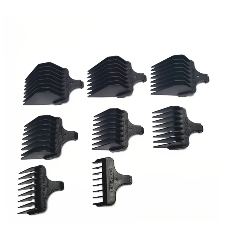 8X Clipper Comb #1- #8,1/8"-1",3-25mm Replacement For Wahl T