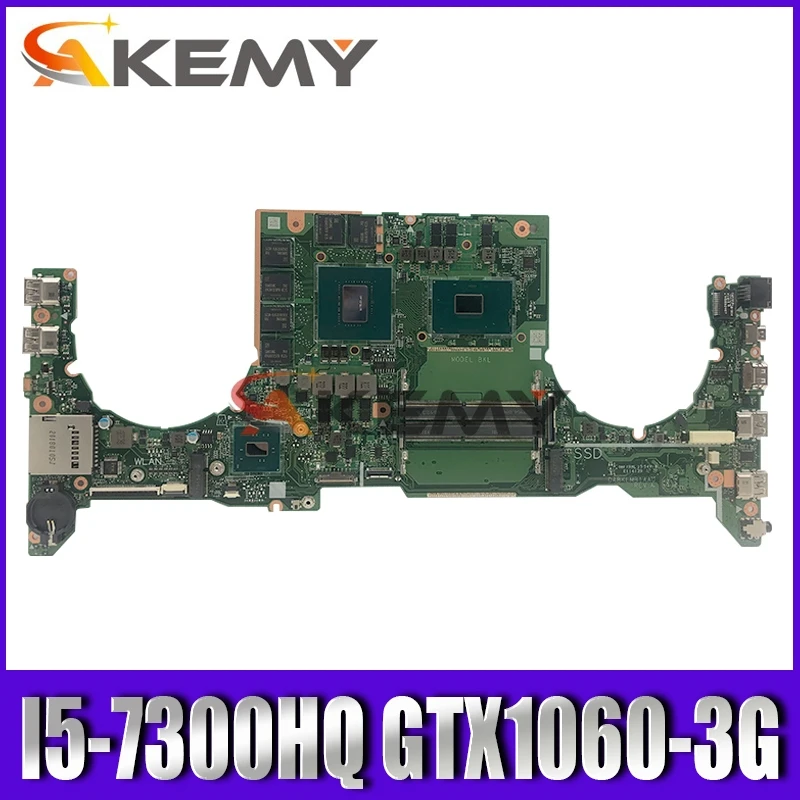 

DA0BKLMBAB0 Laptop motherboard For Asus TUF Gaming FX503VM GL503VM FX503V GL503V Test original mainboard I5-7300HQ GTX1060-3G