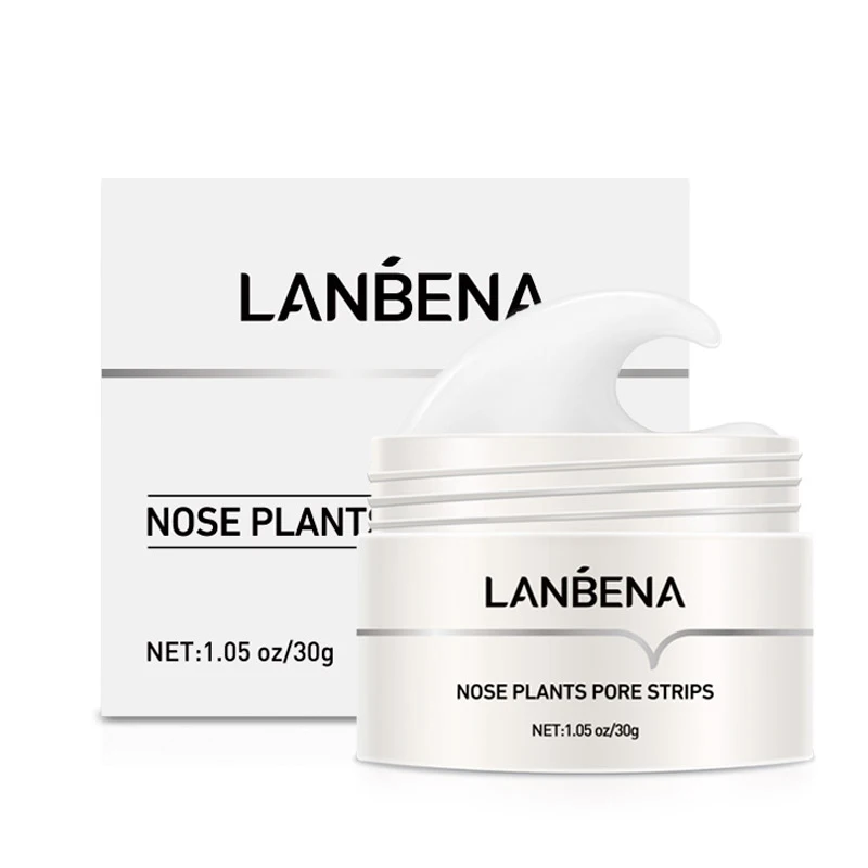 

LANBENA Blackhead Remover Nose Face Mask Pore Strip Tearing Black Mask Peeling Acne Treatment Unisex Deep Cleansing Skin Care