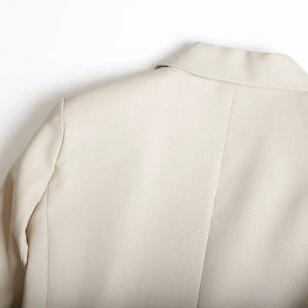 Оригинальная женская одежда RZRA 2024 осень и зима новый трехцветный костюм льняные