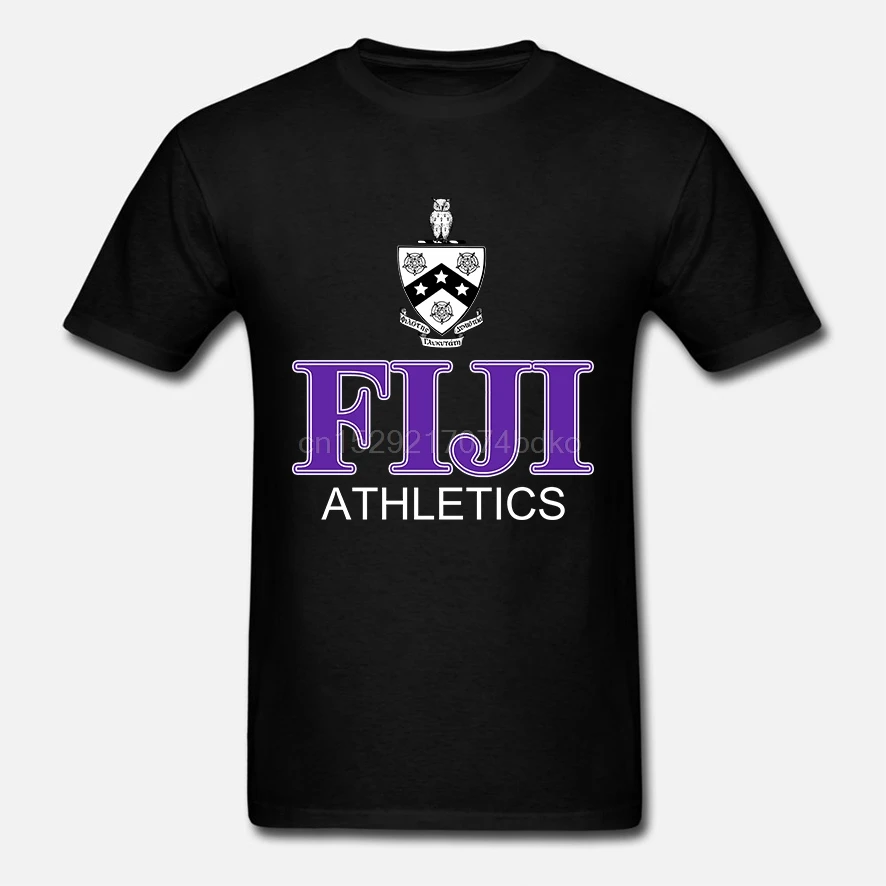 Черная футболка Phi Gamma Delta Фиджи |