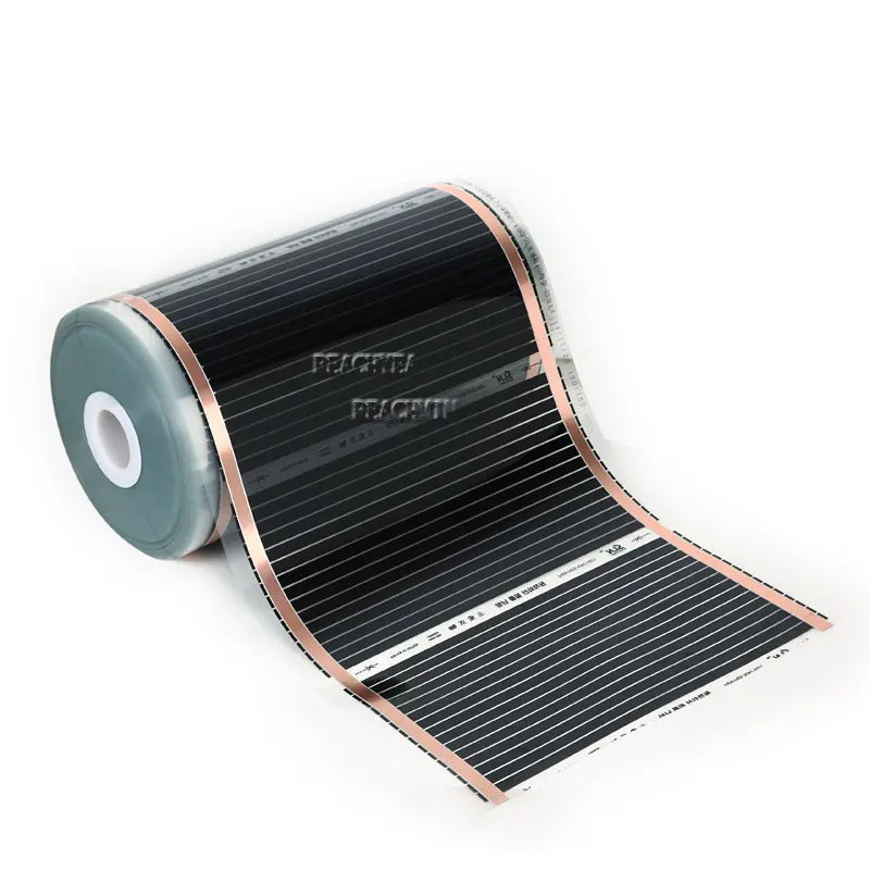 

All Sizes 220V 20cm Width Healthy Floor Heating Infrared Underfloor Heating Carbon Film Heater Electric Floor Warming Mat