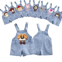 diimuu toddler baby summer jumper pants girl shorts overalls boys cartoon trousers dungarees kids children clothing jumpsuits