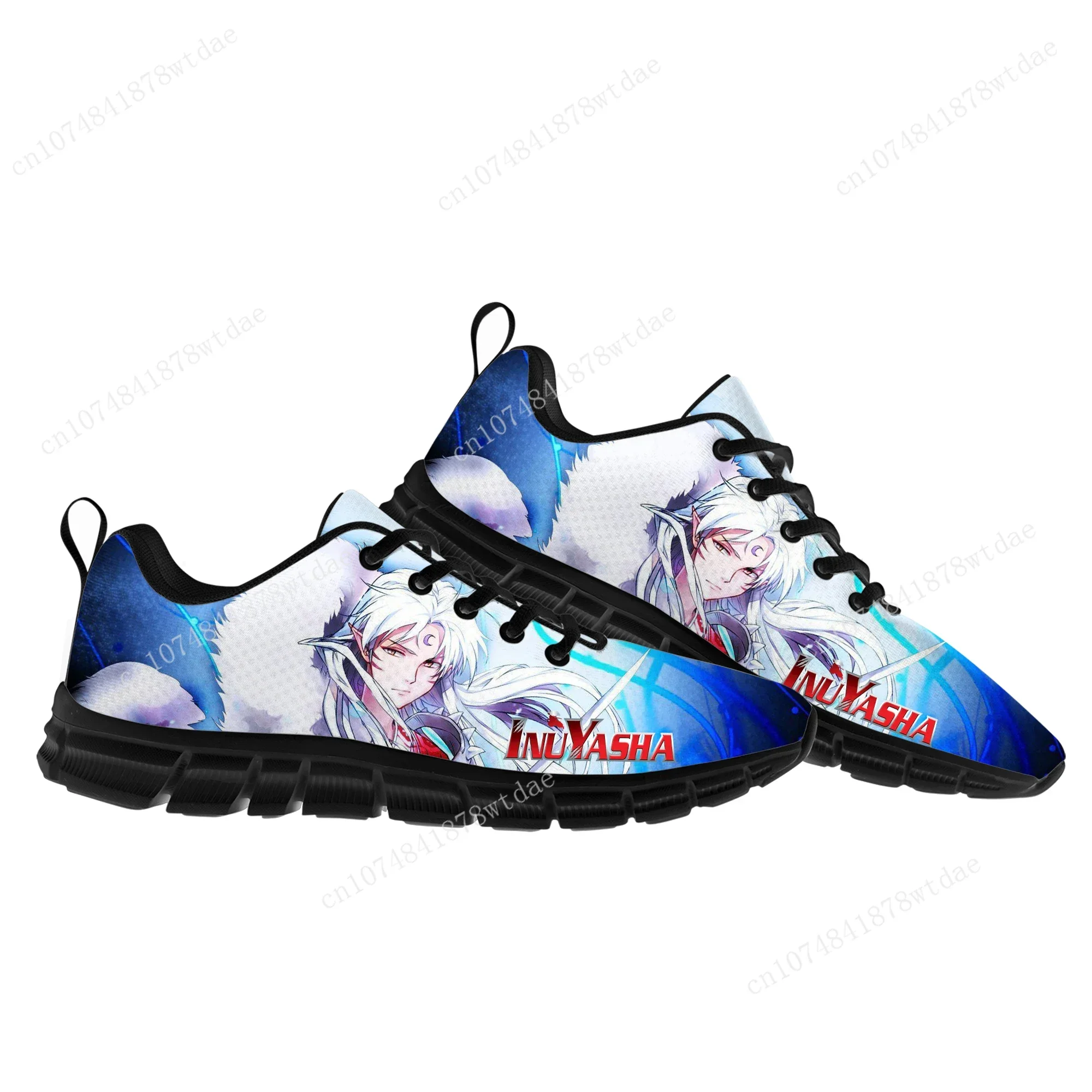 Sesshoumaru buty sportowe męskie damskie nastolatki dziecięce trampki Inuyasha wysokiej jakości Anime Manga tenisówki niestandardowe