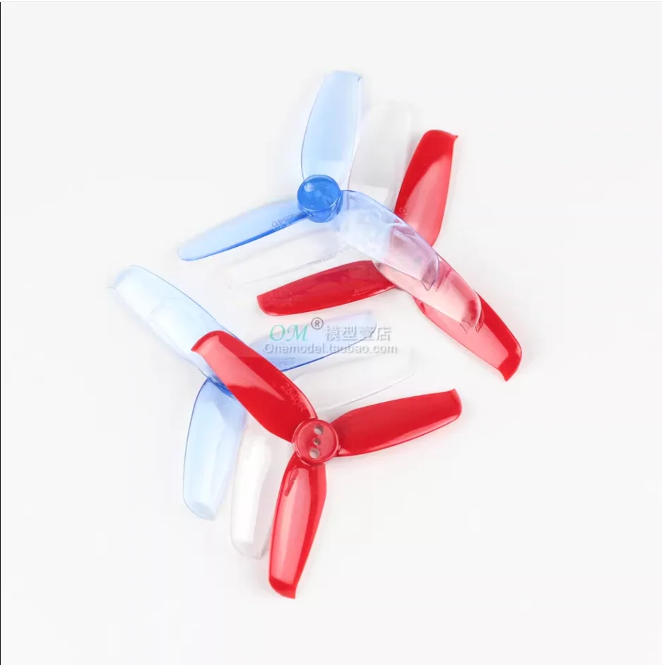 8 пар 3-лопастные пропеллеры Gemfan Flash 2540 2 5x4 5 дюйма с монтажным отверстием 1 мм для