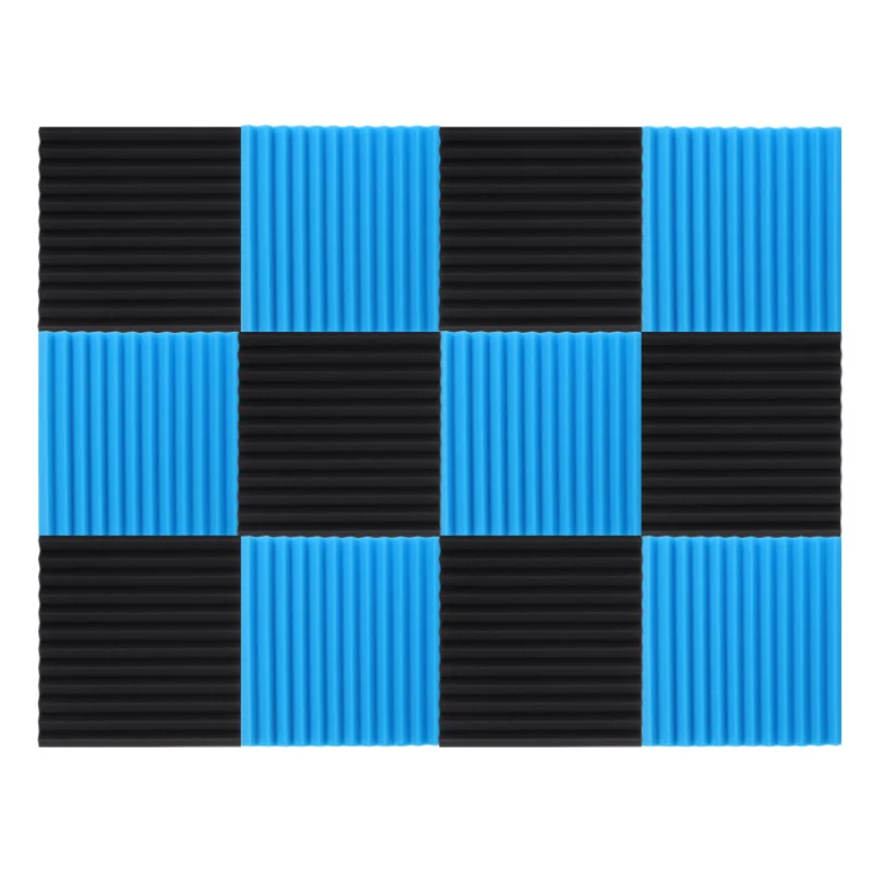 12 шт. звукопоглощающие хлопковые огнестойкие звукоизоляционные студийные