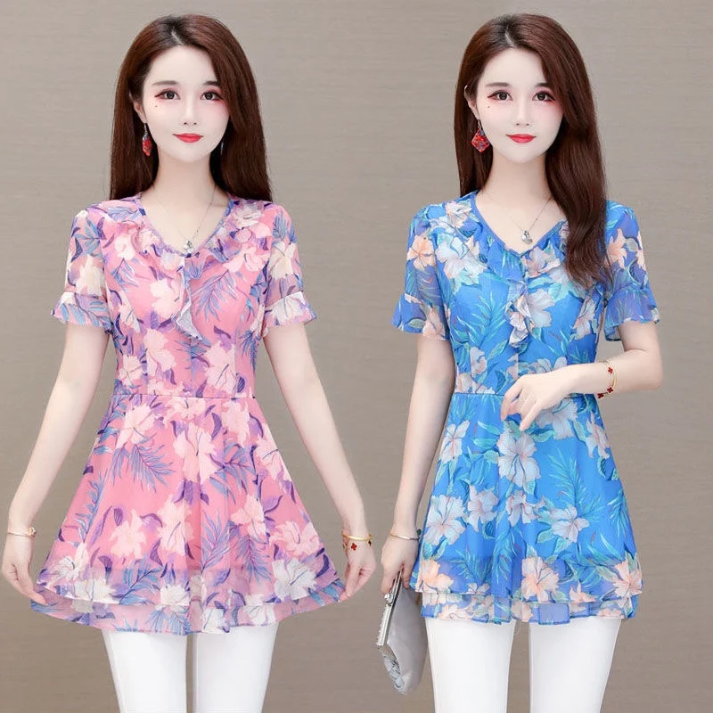 Женская тонкая сетчатая рубашка с коротким рукавом облегающая приталенная