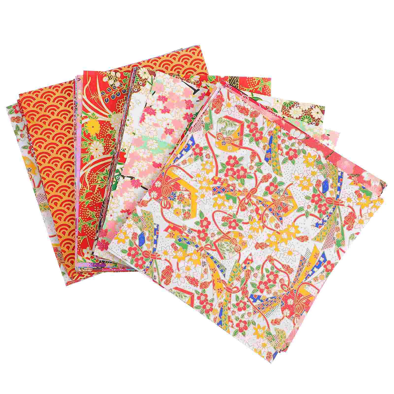 4 комплекта бумаги Yuzen в японском стиле ручная работа красочные складные