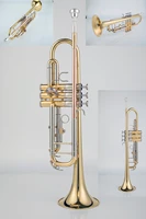 ytr 2330 gold lacquer silvering yellow brass bb student trumpet bb with 7 c mouthpiece personalized customization