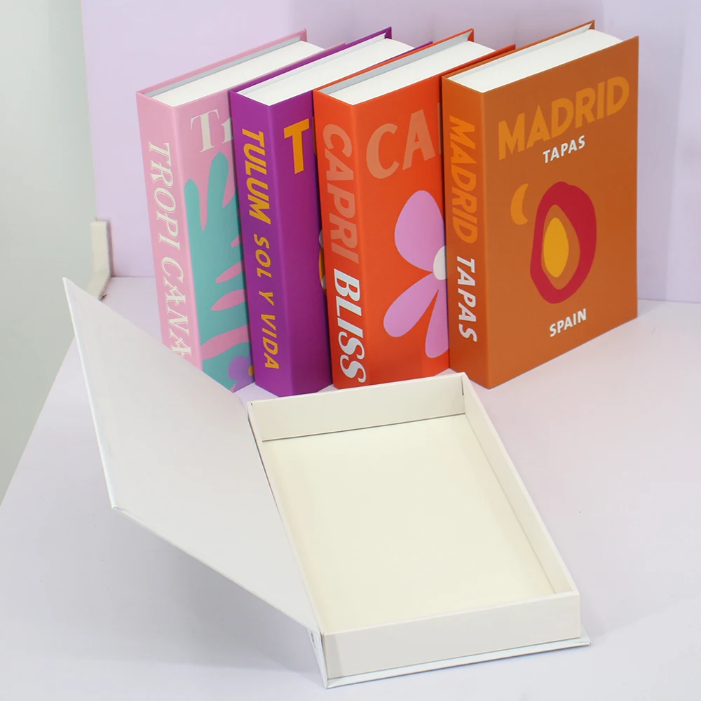 

Открытые поддельные книги в праздничном стиле, скандинавские простые поддельные книги для фотографий, журнал, реквизит, модель книг