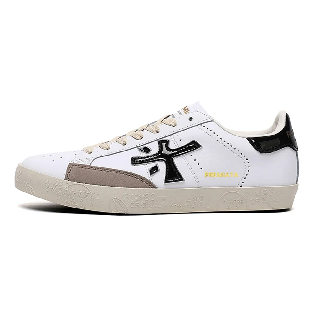 PREMIATA модные универсальные повседневные маленькие белые туфли в стиле ретро