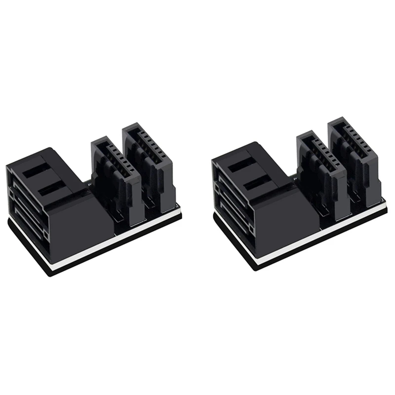 

2PCS Computer Motherboard Adapter With SATA 7Pin Dual Interface Adapter For Desktops SSD HDD