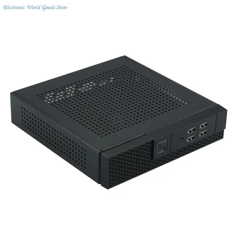 Фото A3PD ITX Корпус для компьютера TX07 Мини-настольный корпус Промышленное управление HTPC Корпус для ПК Мониторинг Серверный с 4 №1