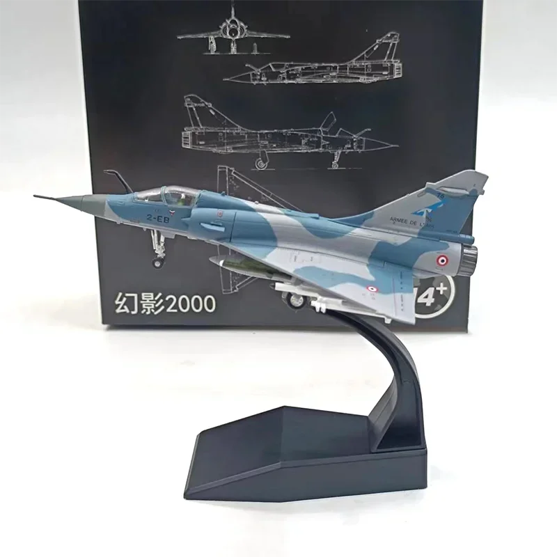 Новый литой металлический масштаб 1/100 для Dassault Mirage 2000 Франция ВВС самолет модель