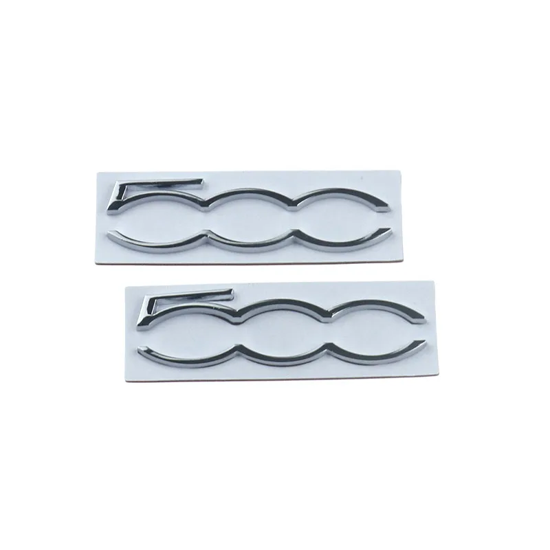 

Аксессуары для Fiat 500X 500L 500 500C 500E PANDA PUNTO, значок с надписью на задний багажник автомобиля, наклейка на кузов, 3D металлические декоративные наклейки