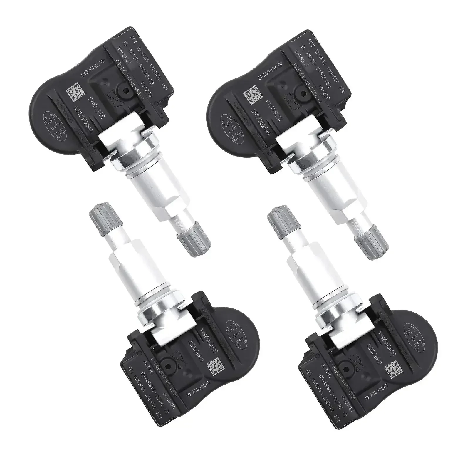 Фото 8 компл. Датчик давления в шинах, 4 шт. для Jeep Grand Cherokee Liberty Compass Patriot, калибр, зарядное устройство Avenger №1