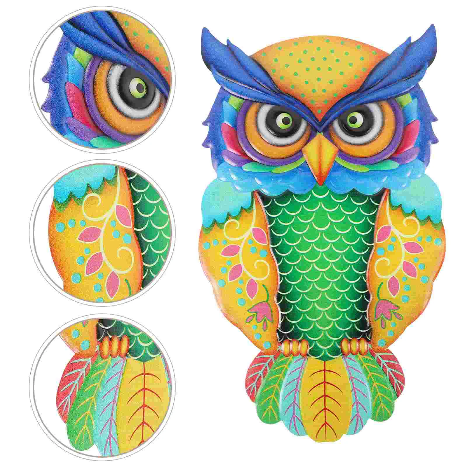 

Metal Owl Handicraft Dragonfly Wall Decor Wall Animal Sculpture Metal Animal Wall Decor Garden Owl Deocr Outdoor Hanging Decor