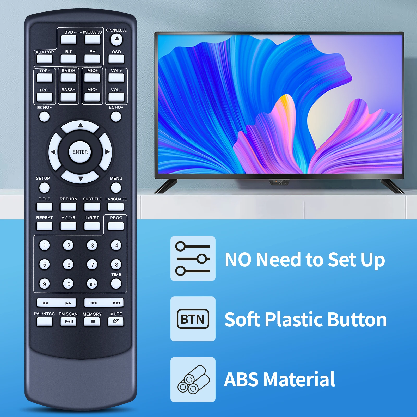 Пульт дистанционного управления для приемника/усилителя/DVD-плеера Technical Pro DV4000 DV10K