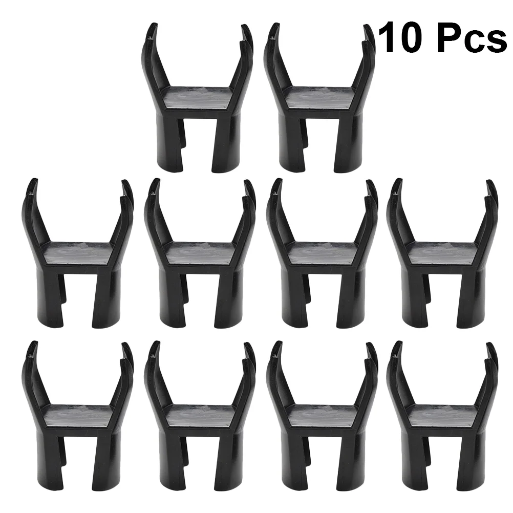 

10 Pcs Ball Pick Up Gadge Portable Supplies Ball Picker Retriever Putter Pick Up Grabber Claw Tool Accessory (Black)