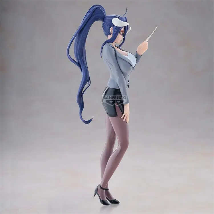 Оригинальная BANDAI Banpresto Overlord Albedo сексуальная униформа учителя ПВХ аниме-фигурки