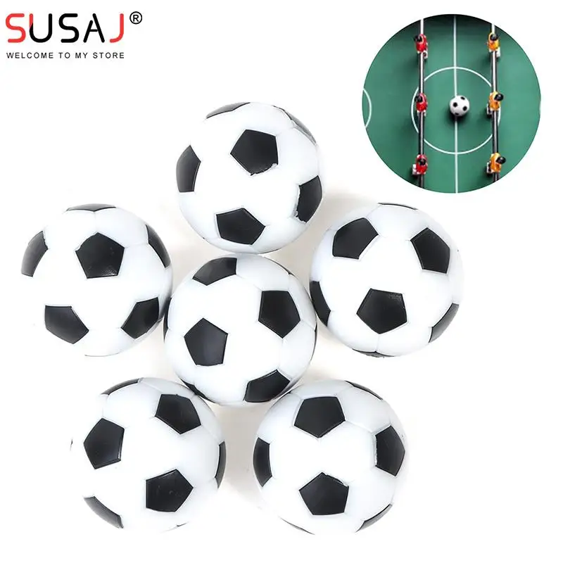 

6pcs/pack Table Balls 32mm Mini Foosball Kicker Spare Soccer Indoor Games Fussball Flexible Trained Relaxed Kids Child Children