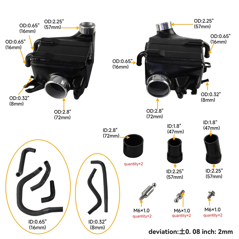 Продуктивные интеркулеры воздуха-воды для Infiniti Q50/Q60 V6 VR30DDTT двигателя 3 0 л с